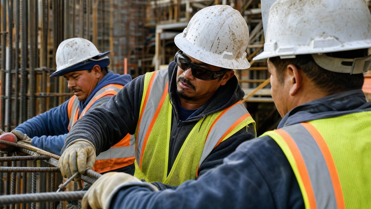 20 hispanic construction crew