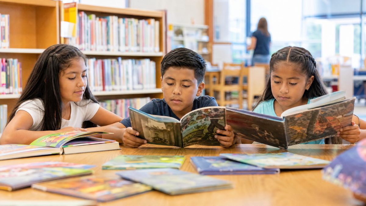 21 children library summer