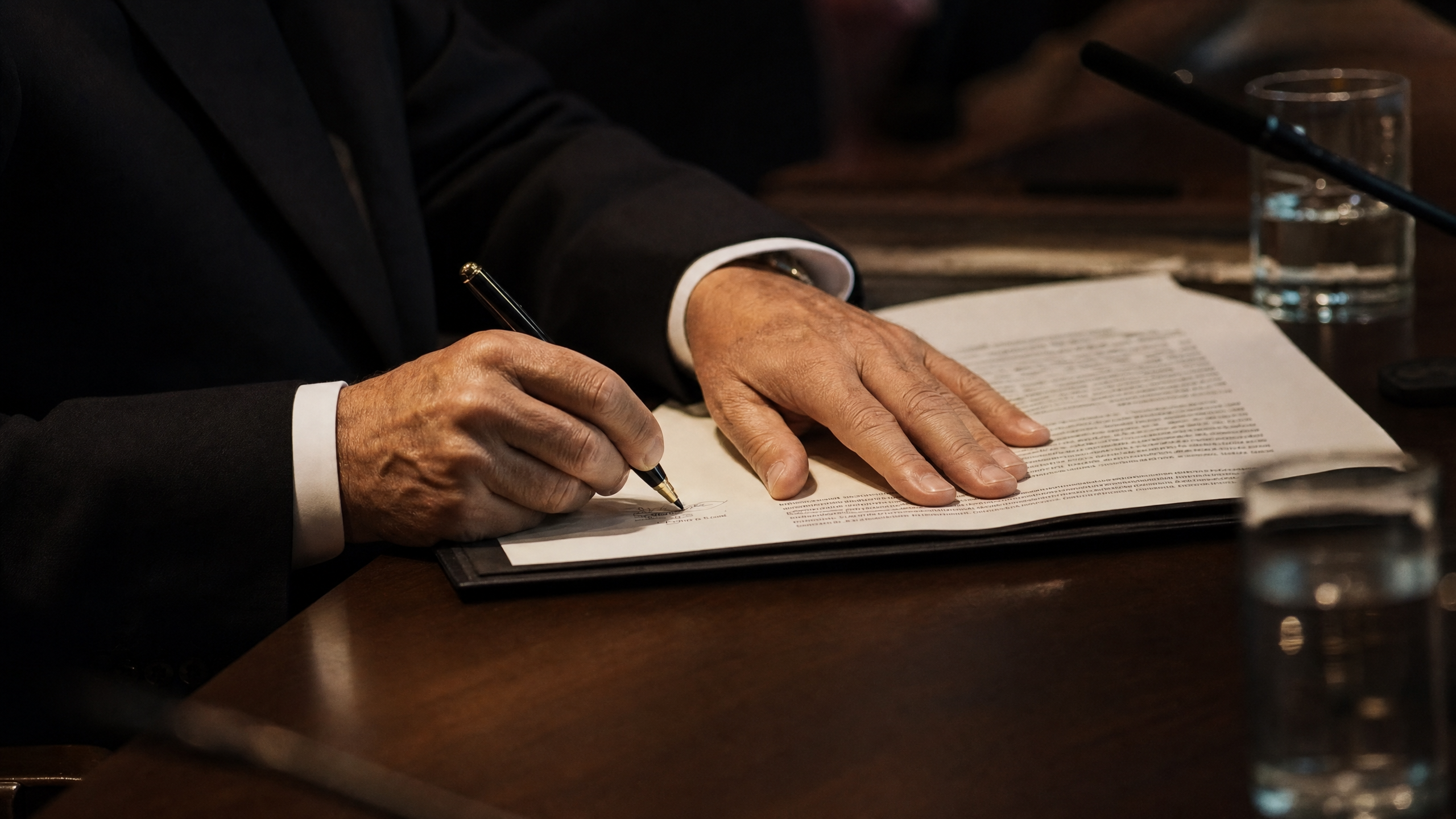 Firma del Manifiesto de Panamá — documento suscrito por la PUD y la Alianza ConVzla el 28 de mayo de 2026