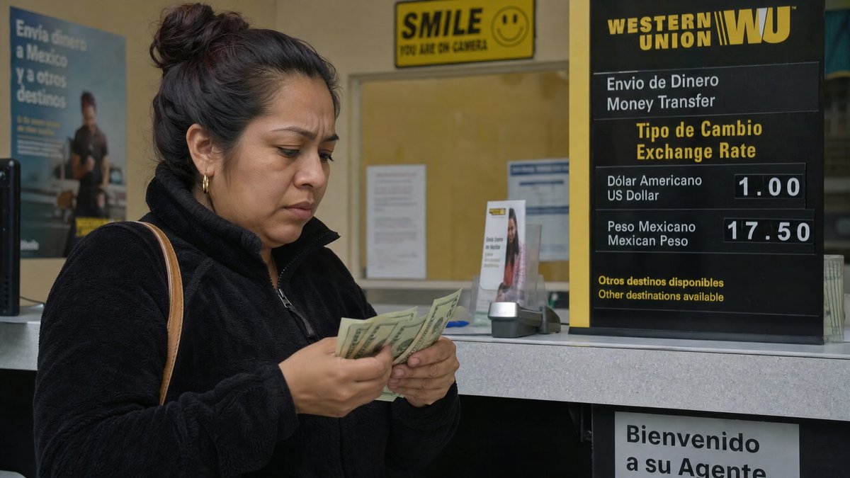300 dólares enviados a México compran 11 por ciento menos pesos que en enero de 2025