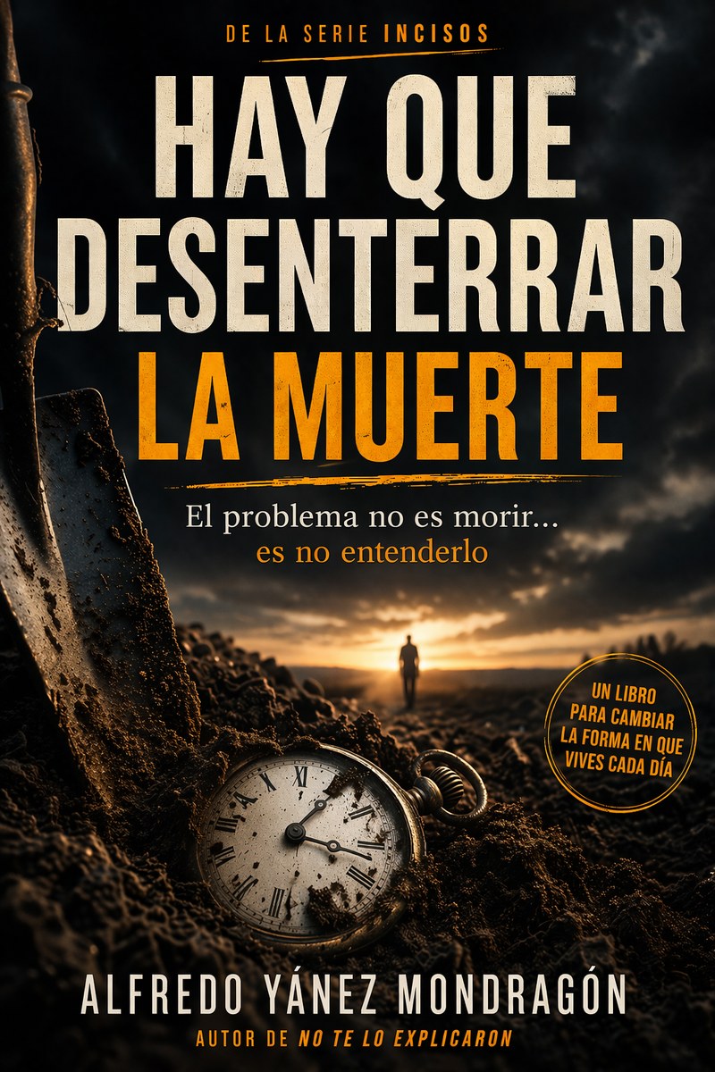 Portada de Hay que desenterrar la muerte — Alfredo Yánez Mondragón