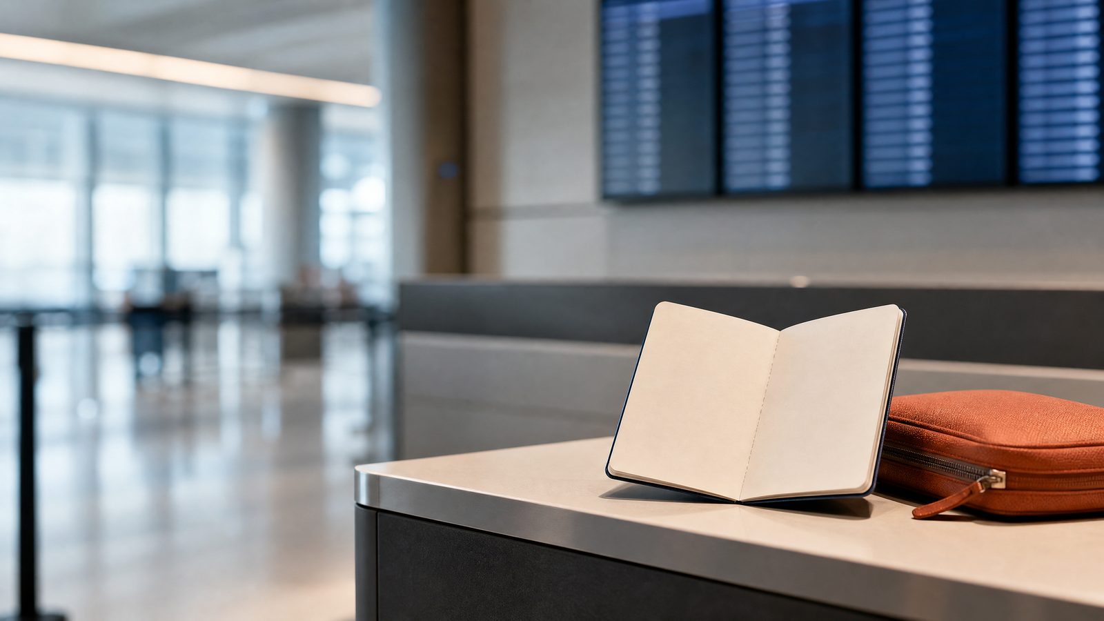 un pasaporte, un consulado o un aeropuerto