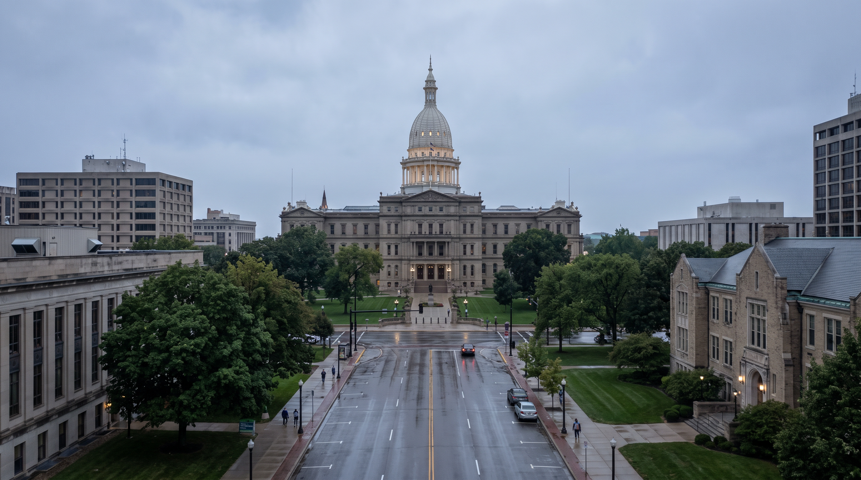 Lansing, capital de Míchigan, en el contexto de la carrera por el distrito 7.