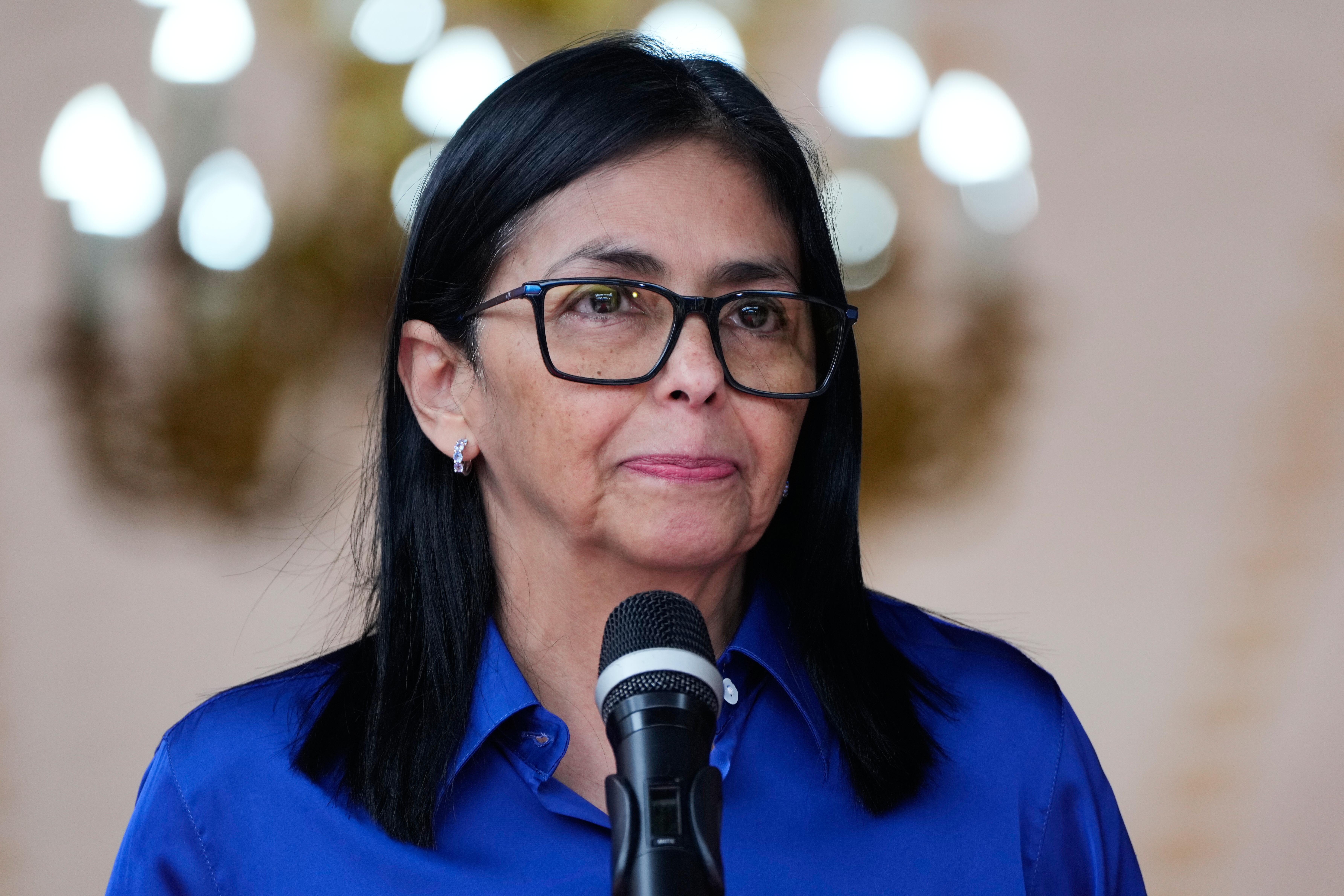 Delcy Rodríguez, presidenta encargada de Venezuela