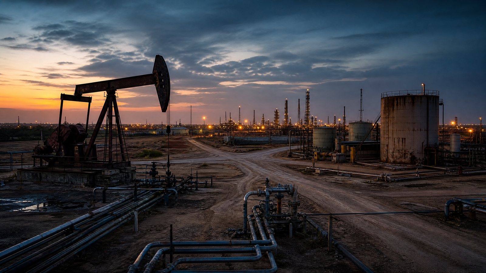 Campo petrolero e infraestructura industrial como recurso editorial para analizar el cambio de operadores extranjeros.