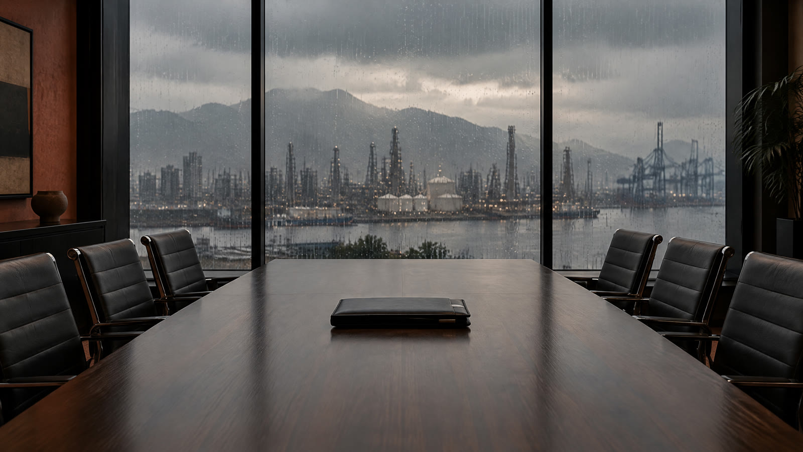 Foto editorial del skyline de Caracas con el Ávila, archivo.