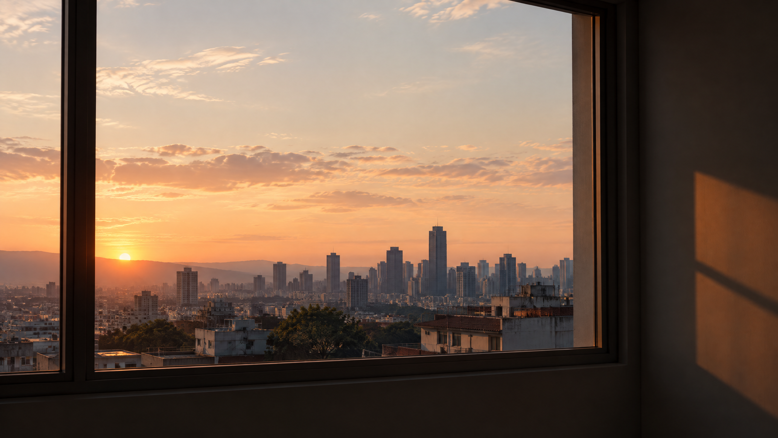 Ventana urbana al amanecer, imagen editorial sobria para una columna firmada.