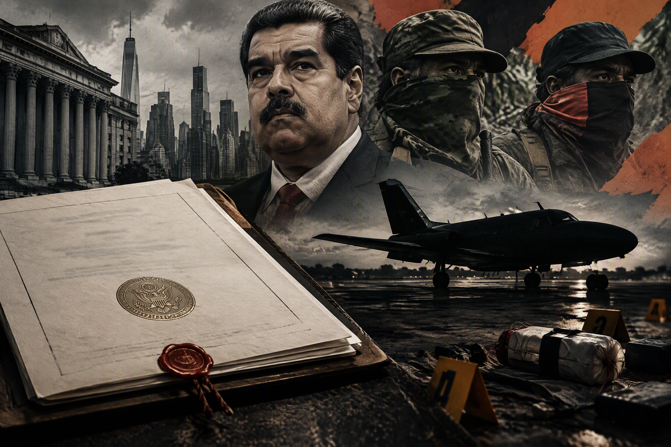 Imagen conceptual para: acusacion maduro farc eln timochenko explosivos avion pdvsa