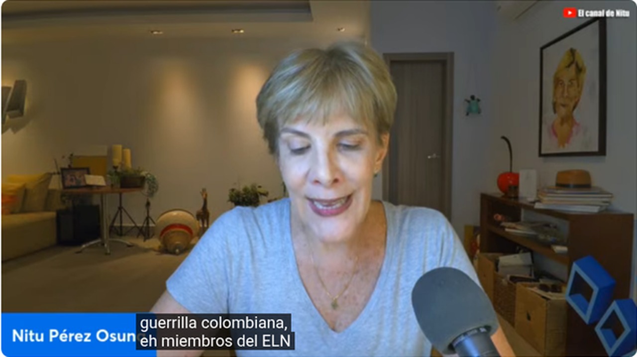Nitu Pérez Osuna durante el programa La frontera está que arde