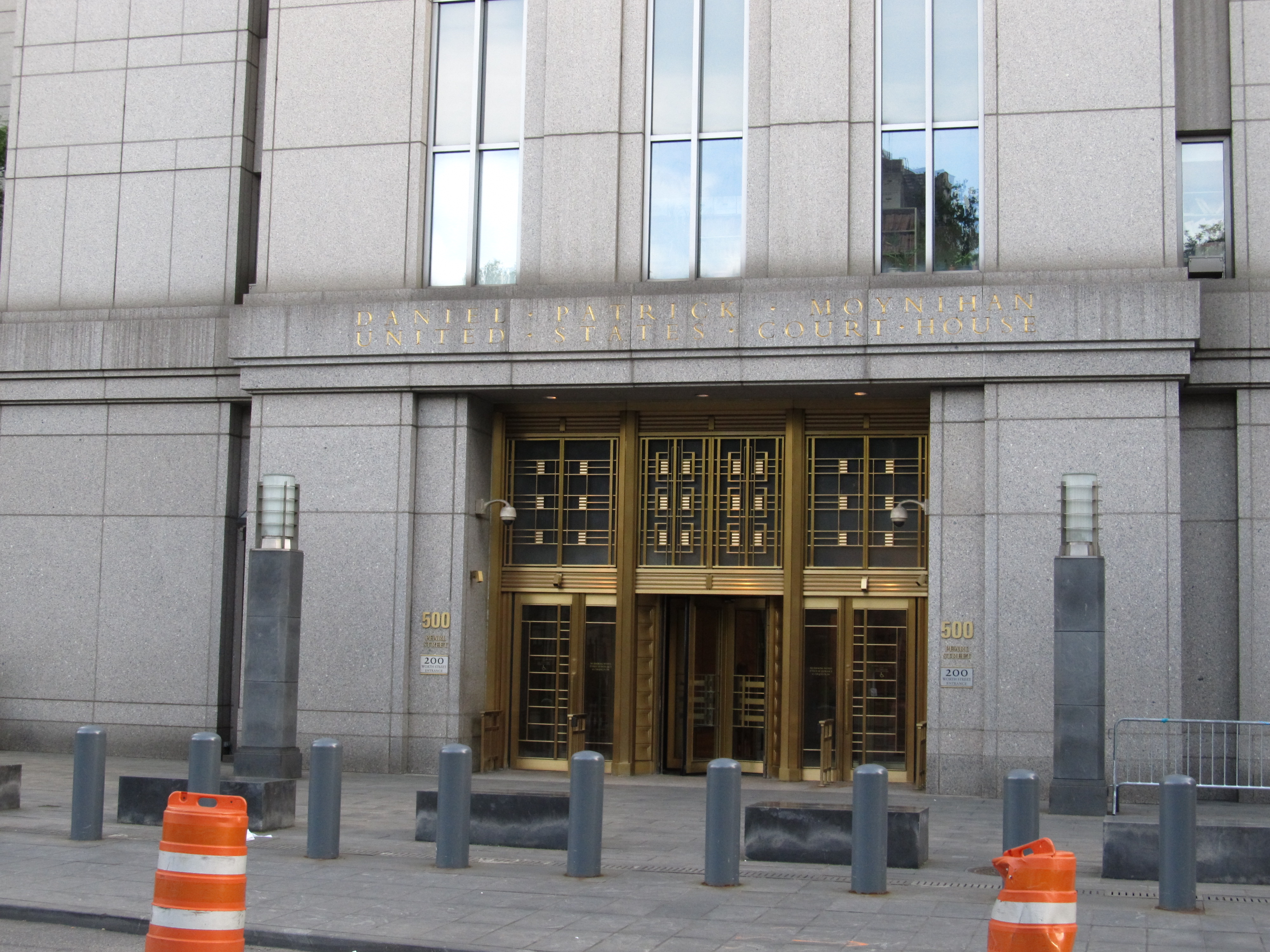Fachada del Daniel Patrick Moynihan U.S. Courthouse, en Manhattan, sede del Distrito Sur de Nueva York.