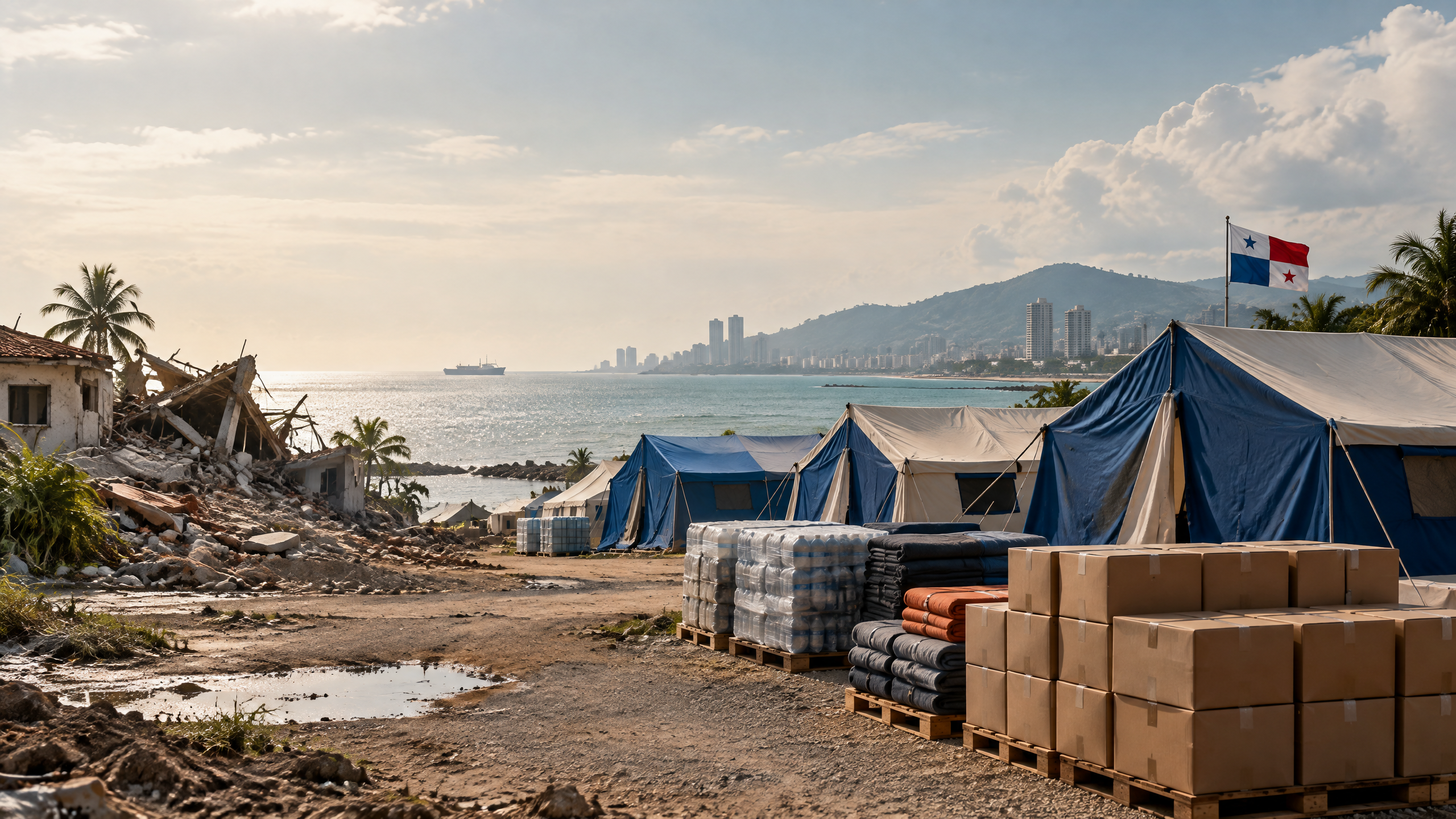 Ayuda a Panamá tras el terremoto